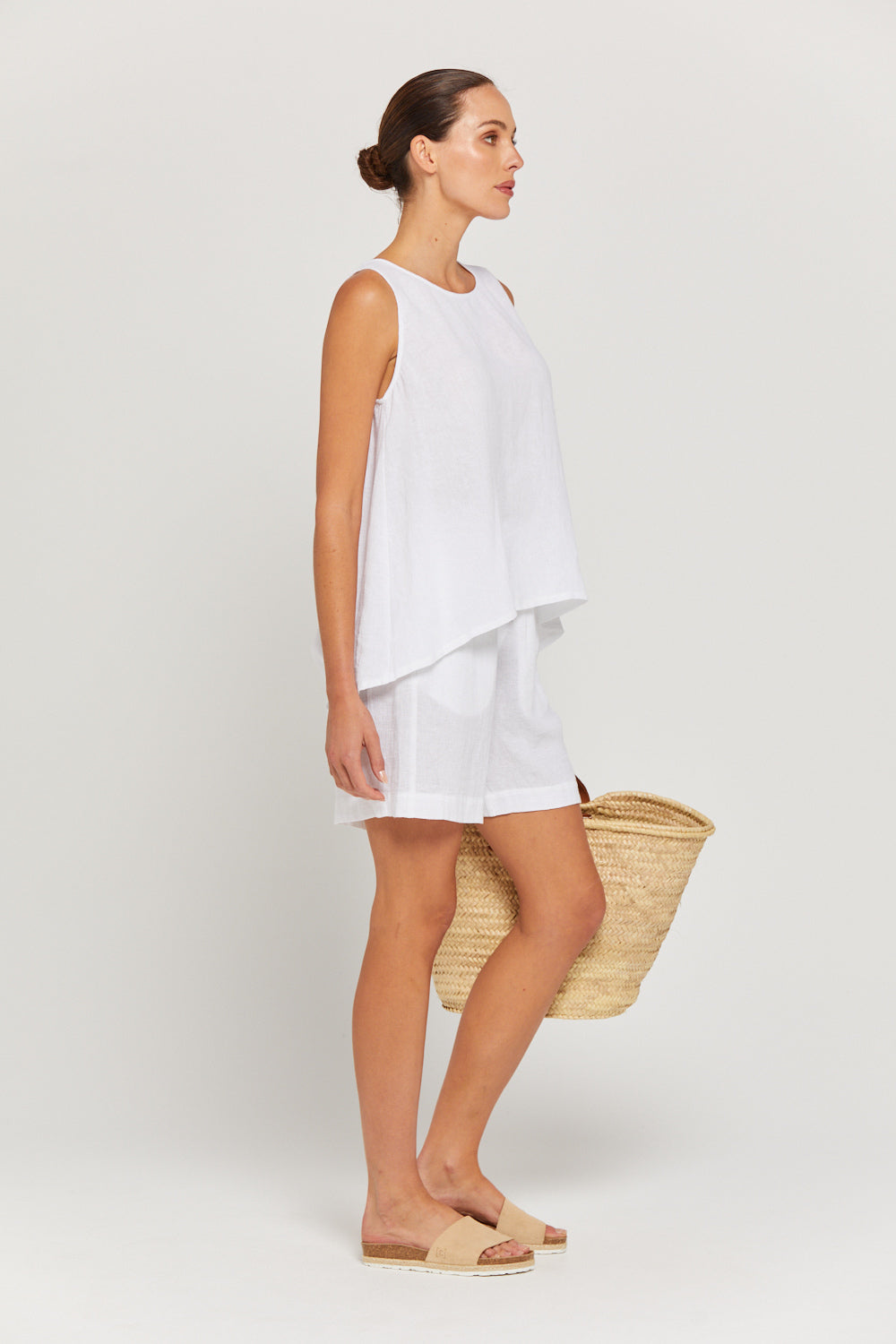 Parallel Culture Shoes and Fashion Online TOPS BY RIDLEY MAXINE TOP WHITE