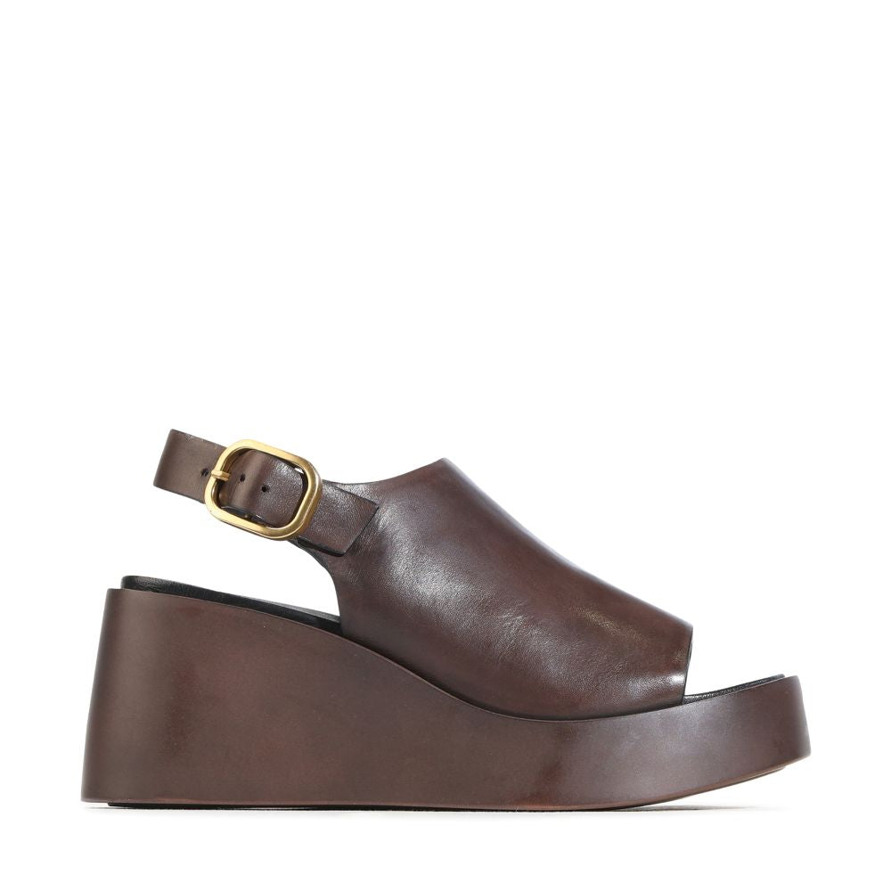 Parallel Culture Shoes and Fashion Online WEDGES EOS ARIANI WEDGE CHESTNUT