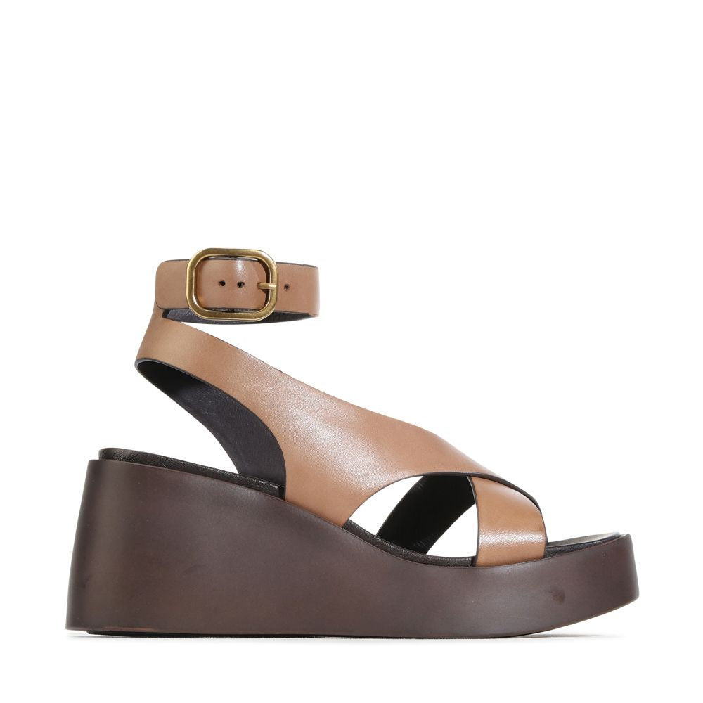 Parallel Culture Shoes and Fashion Online WEDGES EOS ARIELLE WEDGE PECAN