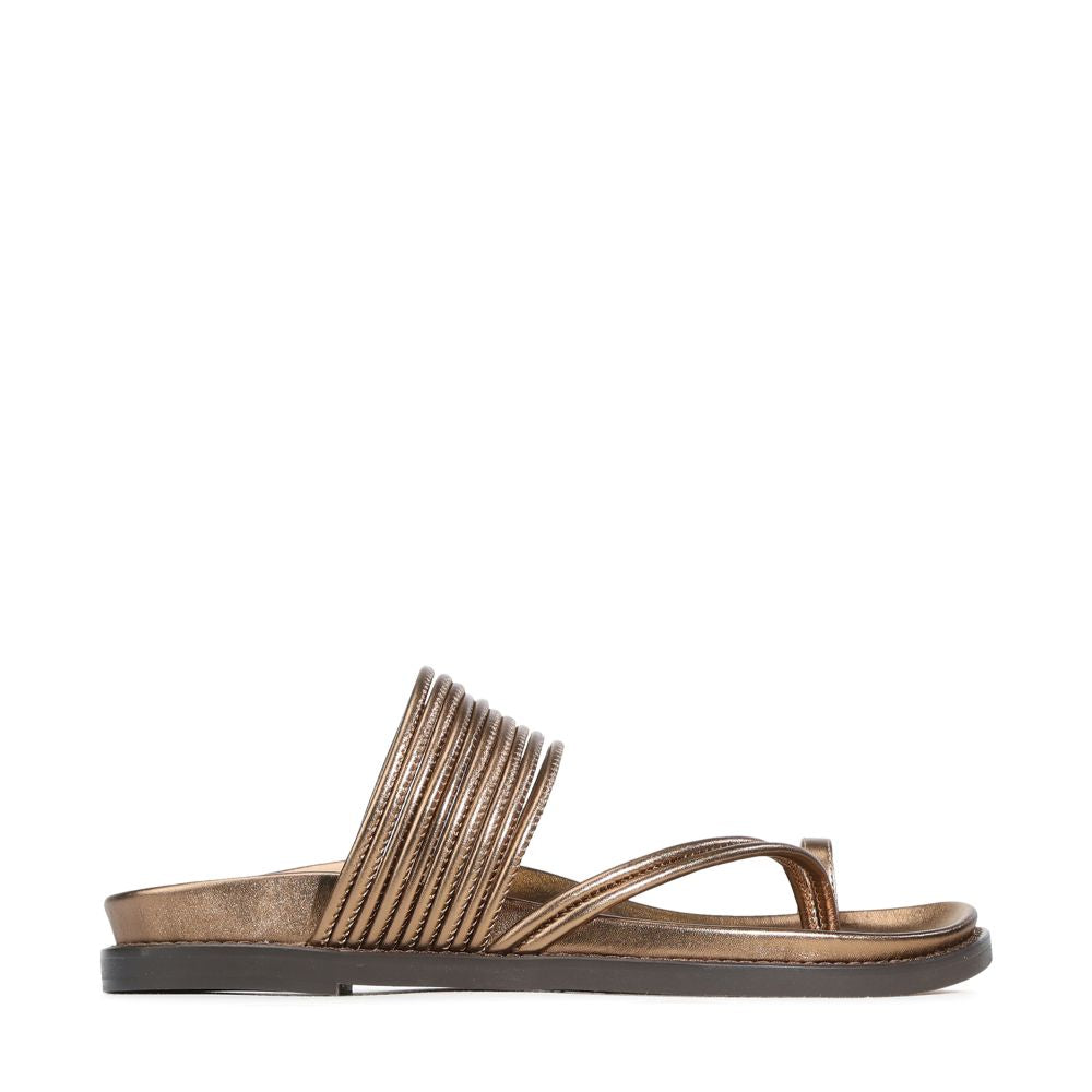 Parallel Culture Shoes and Fashion Online SLIDES EOS CARMELLE SLIDE BRONZE