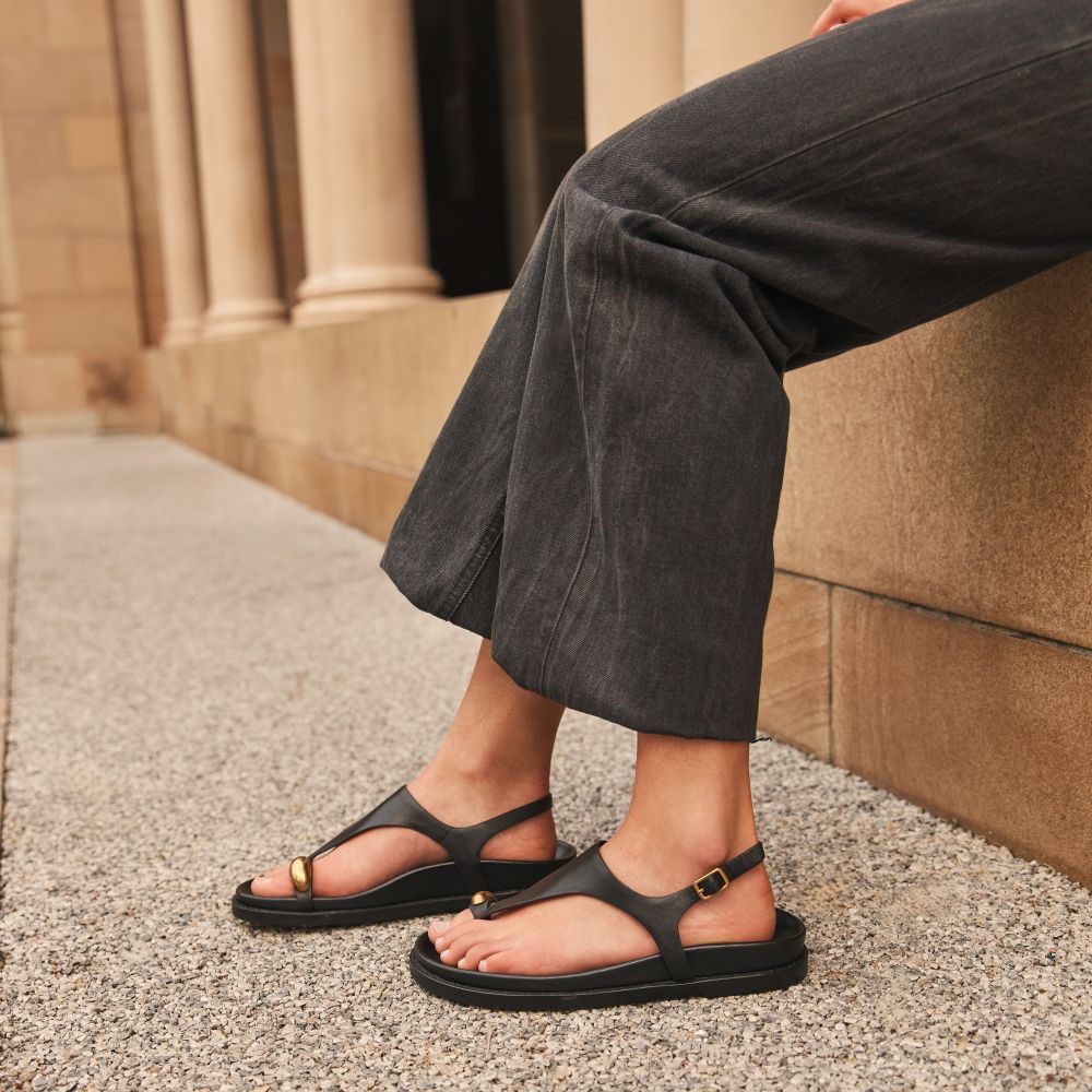 Parallel Culture Shoes and Fashion Online SANDALS EOS CLARISSA SANDAL BLACK