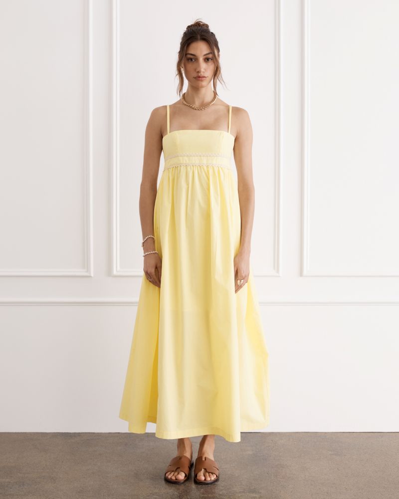 Parallel Culture Shoes and Fashion Online DRESSES HEAVEN LIMONE POLLY MAXI DRESS YELLOW