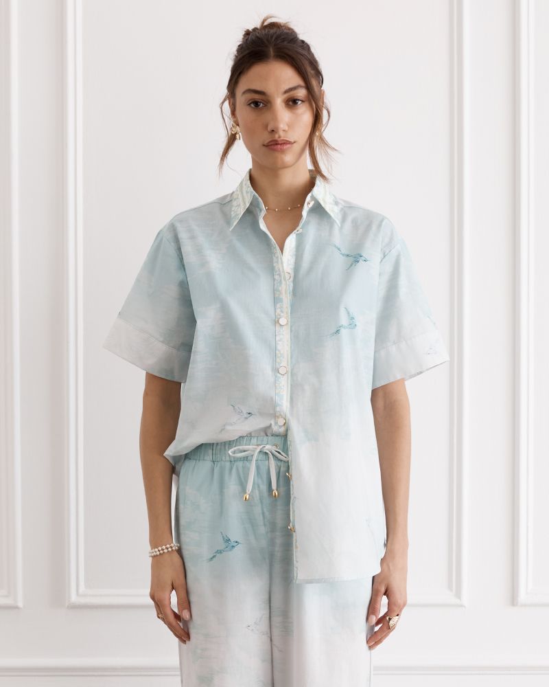 Parallel Culture Shoes and Fashion Online SHIRTS HEAVEN BIANCA CUBAN SHIRT - SERIN SERIN