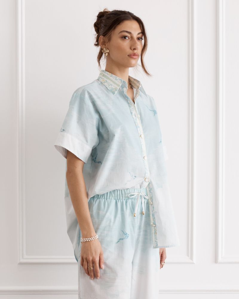 Parallel Culture Shoes and Fashion Online SHIRTS HEAVEN BIANCA CUBAN SHIRT - SERIN