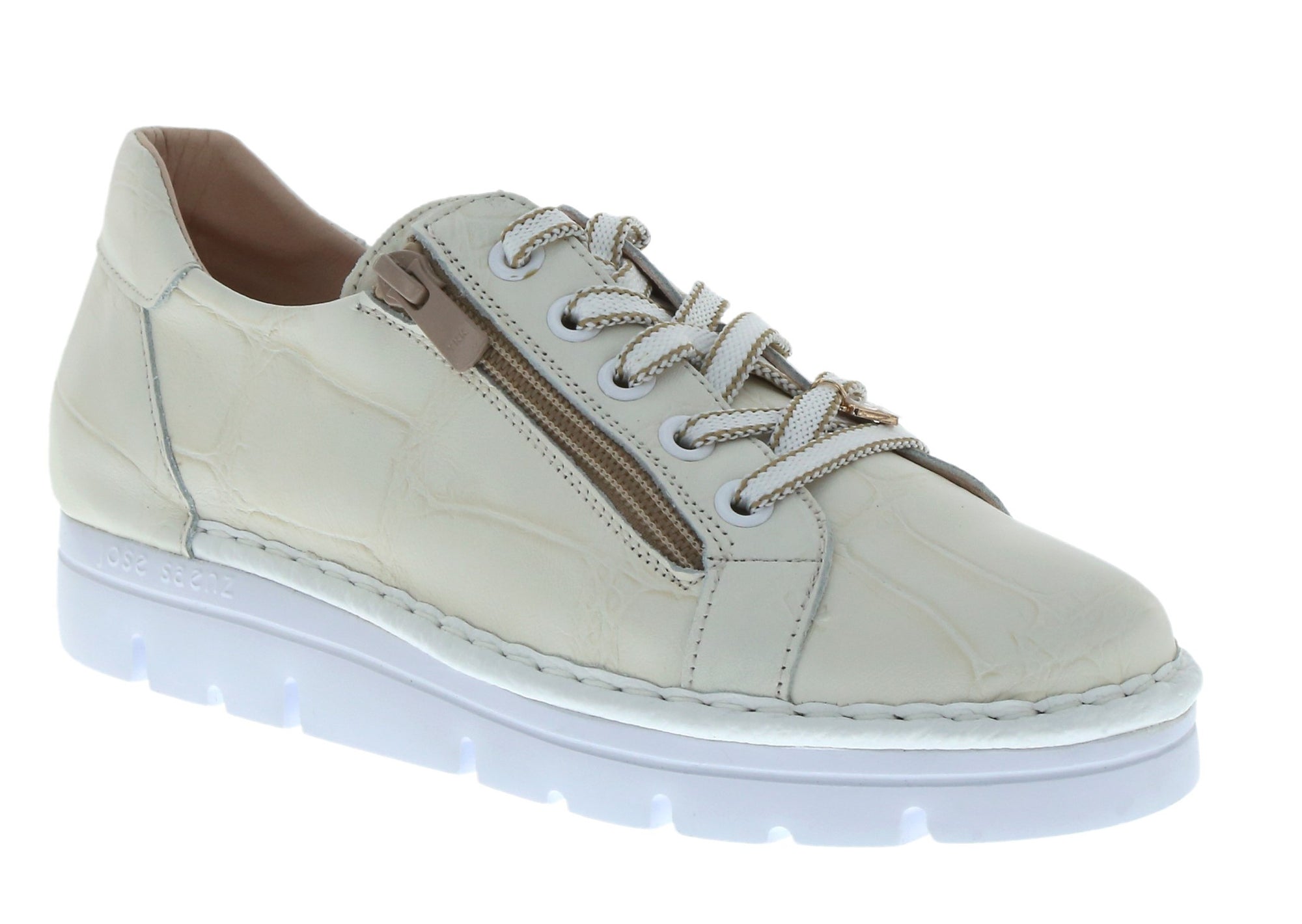 Parallel Culture Shoes and Fashion Online SNEAKERS JOSE SAENZ LADY SNEAKER - NATA/BLANCO