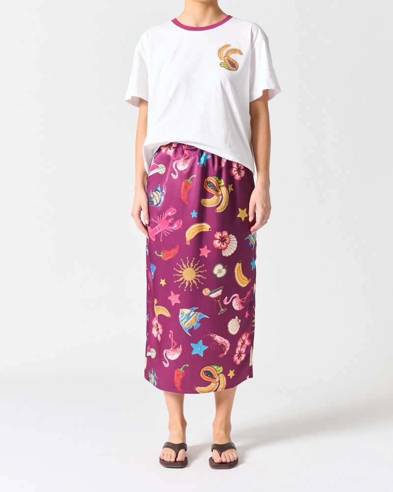 Parallel Culture Shoes and Fashion Online T-SHIRTS WALNUT LISON TEE - SUNSET SUNSET