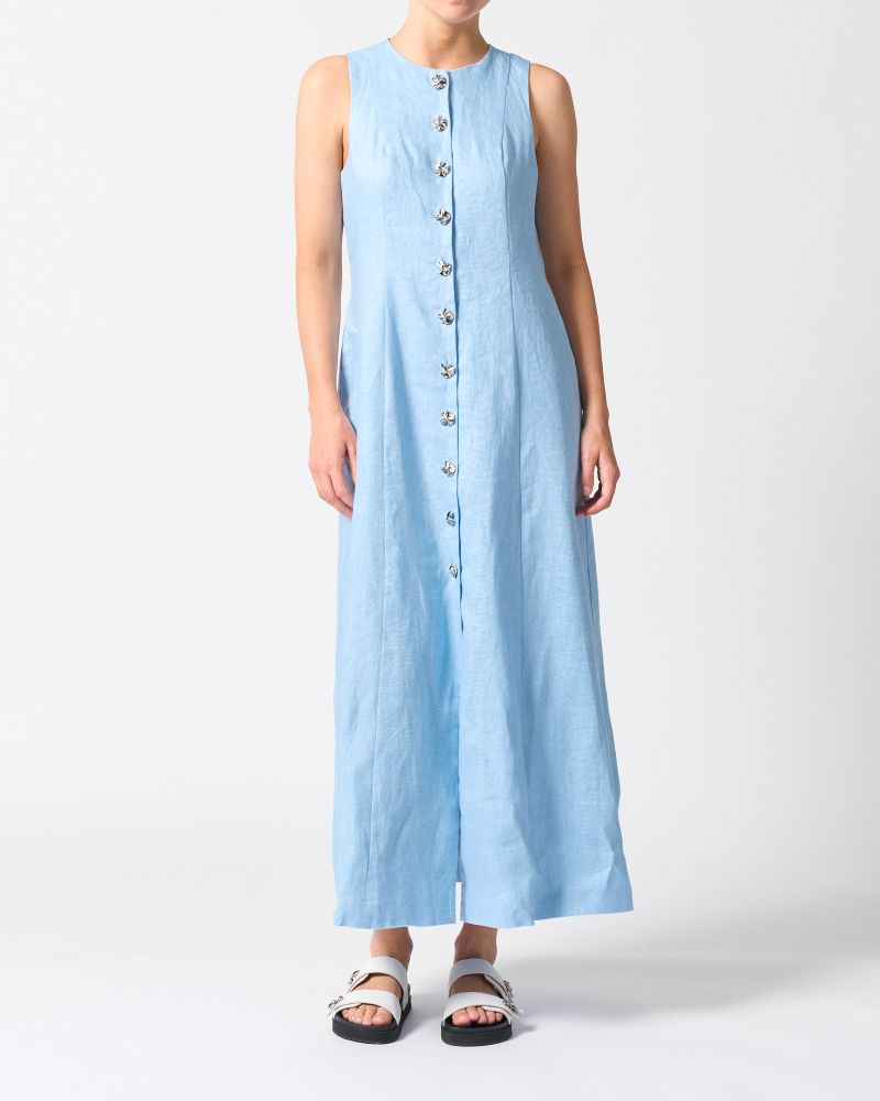 Parallel Culture Shoes and Fashion Online DRESSES WALNUT MALTA MIDI DRESS - SKY BLUE SKY BLUE