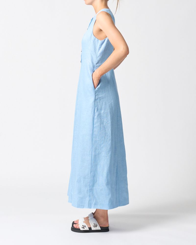 Parallel Culture Shoes and Fashion Online DRESSES WALNUT MALTA MIDI DRESS - SKY BLUE SKY BLUE