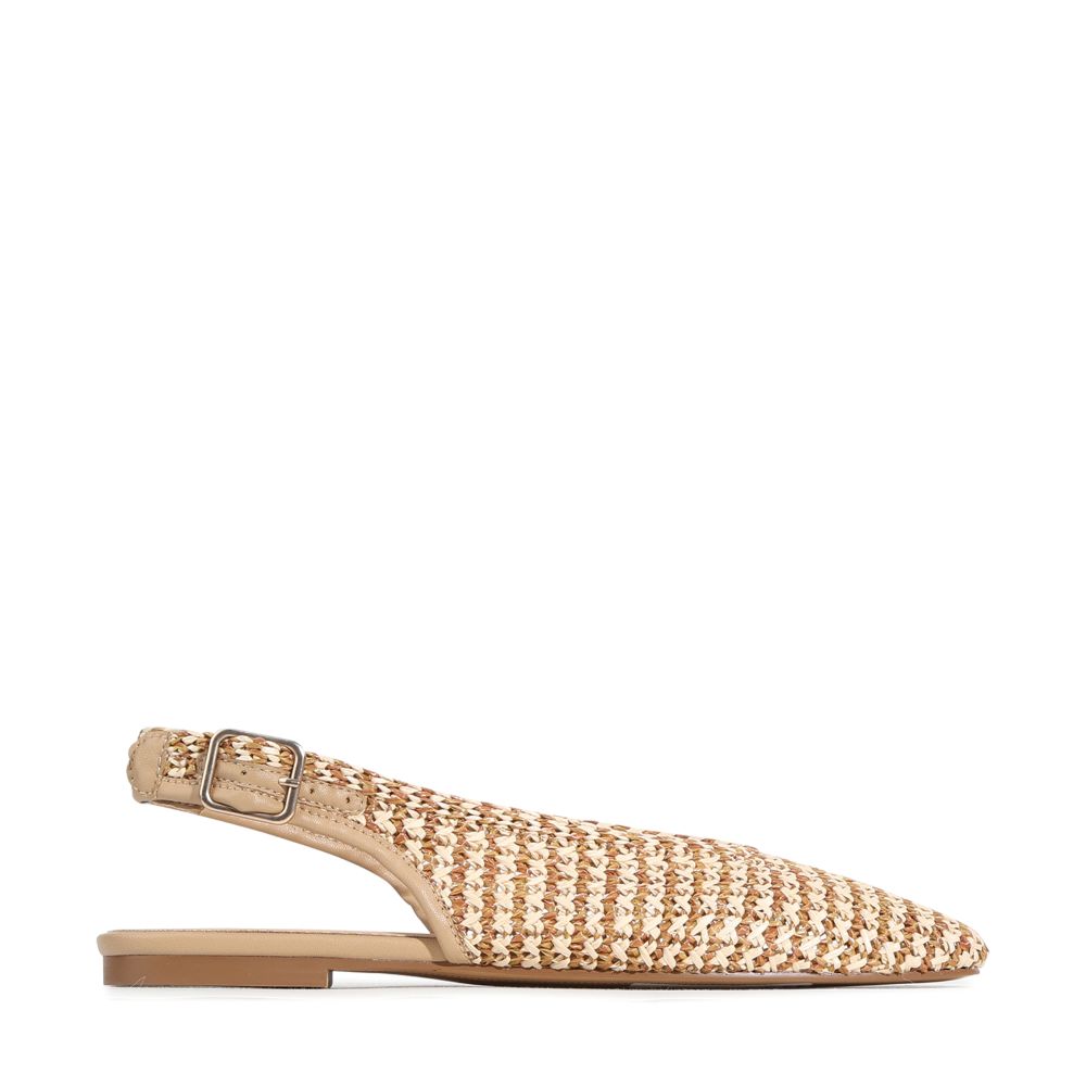 Parallel Culture Shoes and Fashion Online FLATS EOS SANSA SLINGBACK CARAMEL