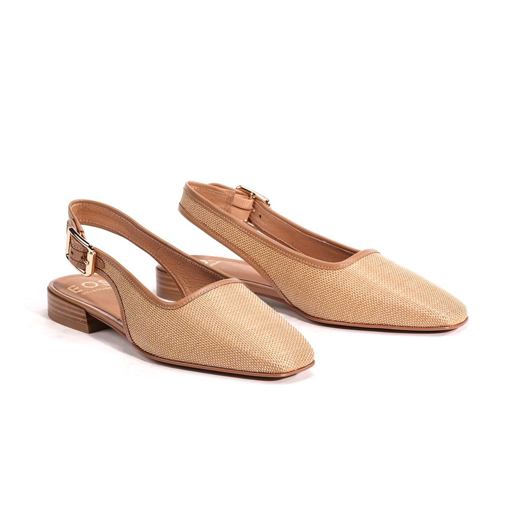 Parallel Culture Shoes and Fashion Online FLATS EOS SOPH SLING BACK TAN