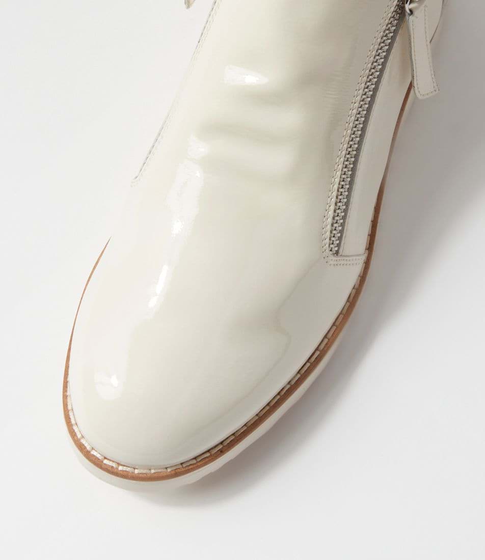 Parallel Culture Shoes and Fashion Online BOOTS TOP END NENE ZIP BOOT IVORY