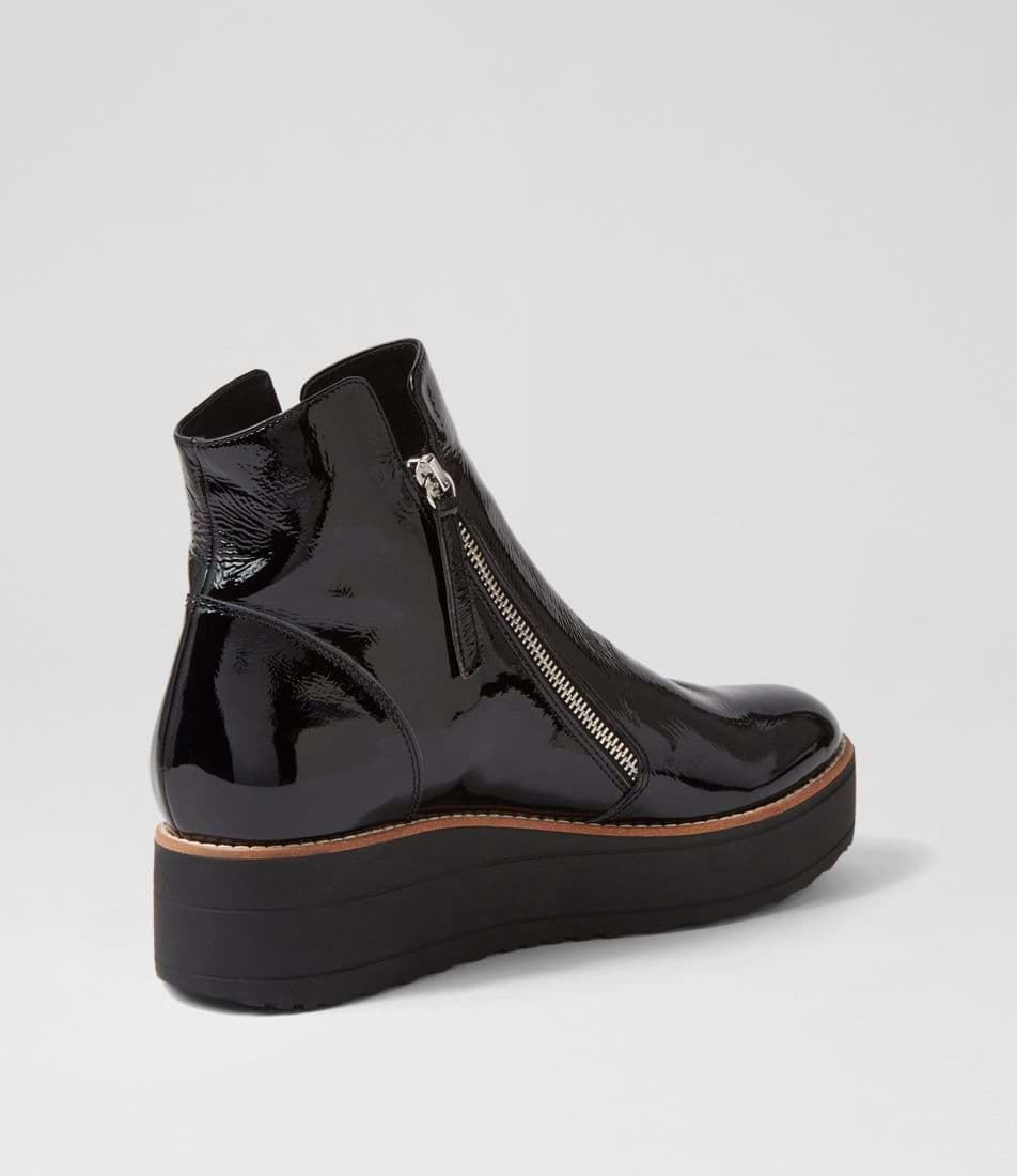 Parallel Culture Shoes and Fashion Online BOOTS TOP END NENE ZIP BOOT BLACK/BLACK