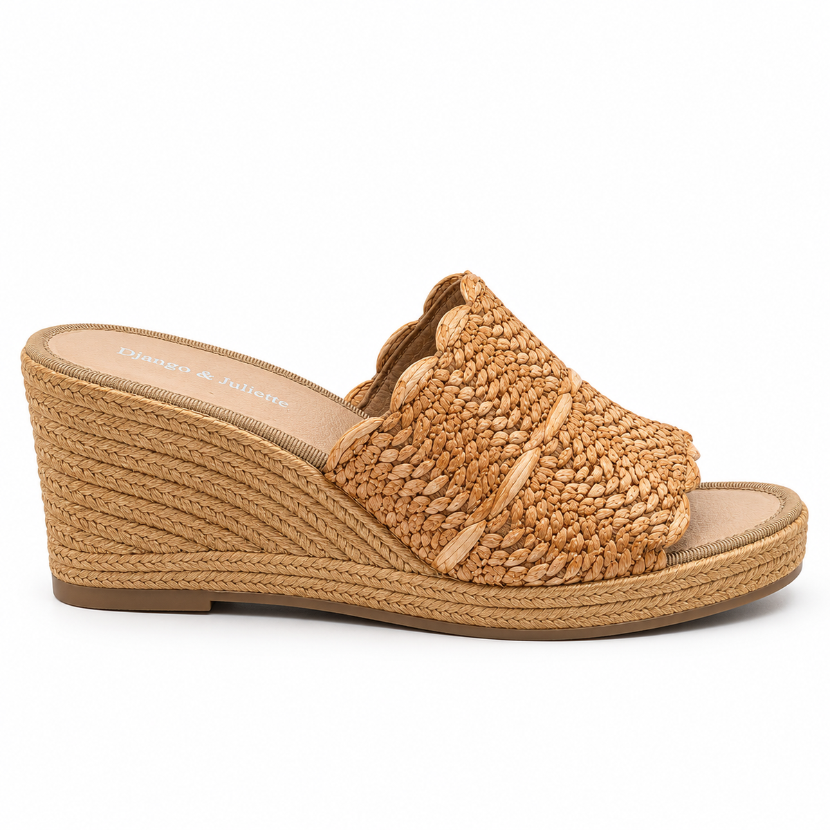 Parallel Culture Shoes and Fashion Online WEDGES DJANGO & JULIETTE PRAGOA RAFFIA WEDGE
