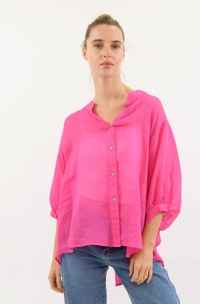Parallel Culture Shoes and Fashion Online SHIRTS WORTHIER AURORA LINEN BUTTON SHIRT BARBIE