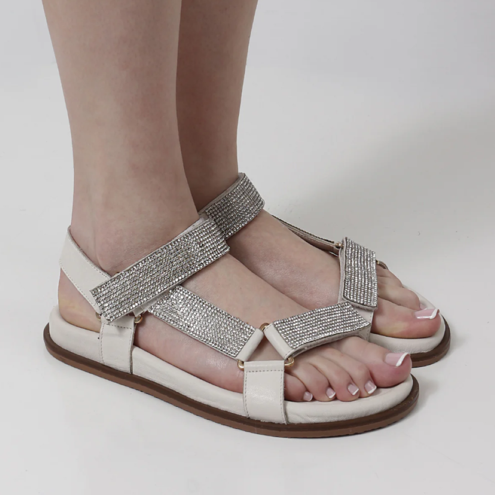 Parallel Culture Shoes and Fashion Online SANDALS SEMPRE di ISSY DIAMONTE SANDAL WHITE