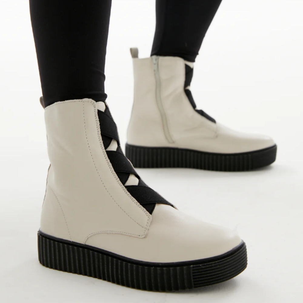 Parallel Culture Shoes and Fashion Online BOOTS ALFIE & EVIE DATE BOOT CREAM