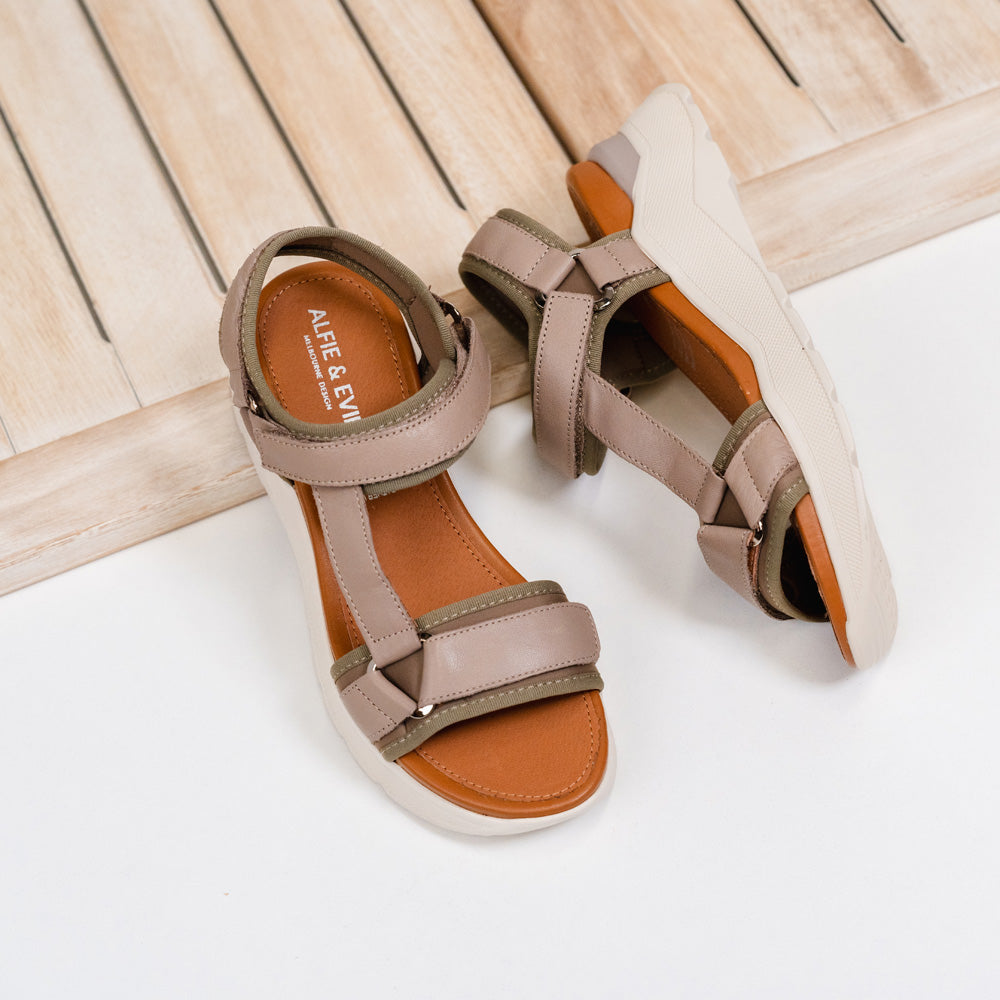 Parallel Culture Shoes and Fashion Online SANDALS ALFIE & EVIE BOLTON SANDAL DARK STONE