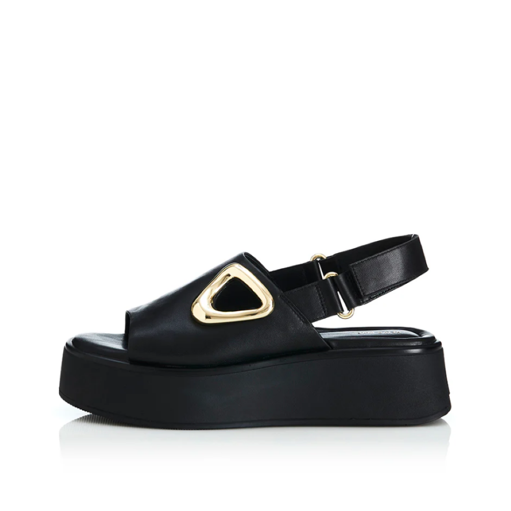 Parallel Culture Shoes and Fashion Online SANDALS ALIAS MAE ATLANTA SANDAL BLACK LEATHER