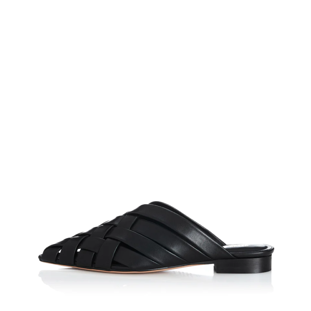 Parallel Culture Shoes and Fashion Online FLATS ALIAS MAE CIARA PLAITED FLAT BLACK