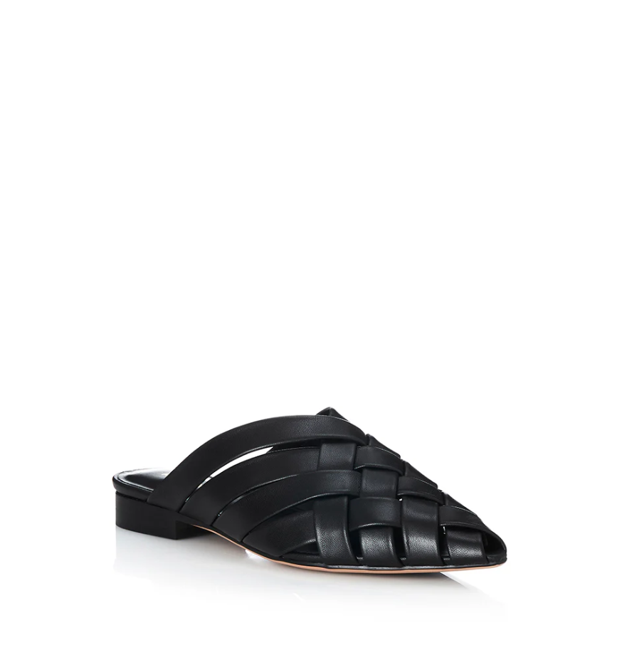 Parallel Culture Shoes and Fashion Online FLATS ALIAS MAE CIARA PLAITED FLAT BLACK