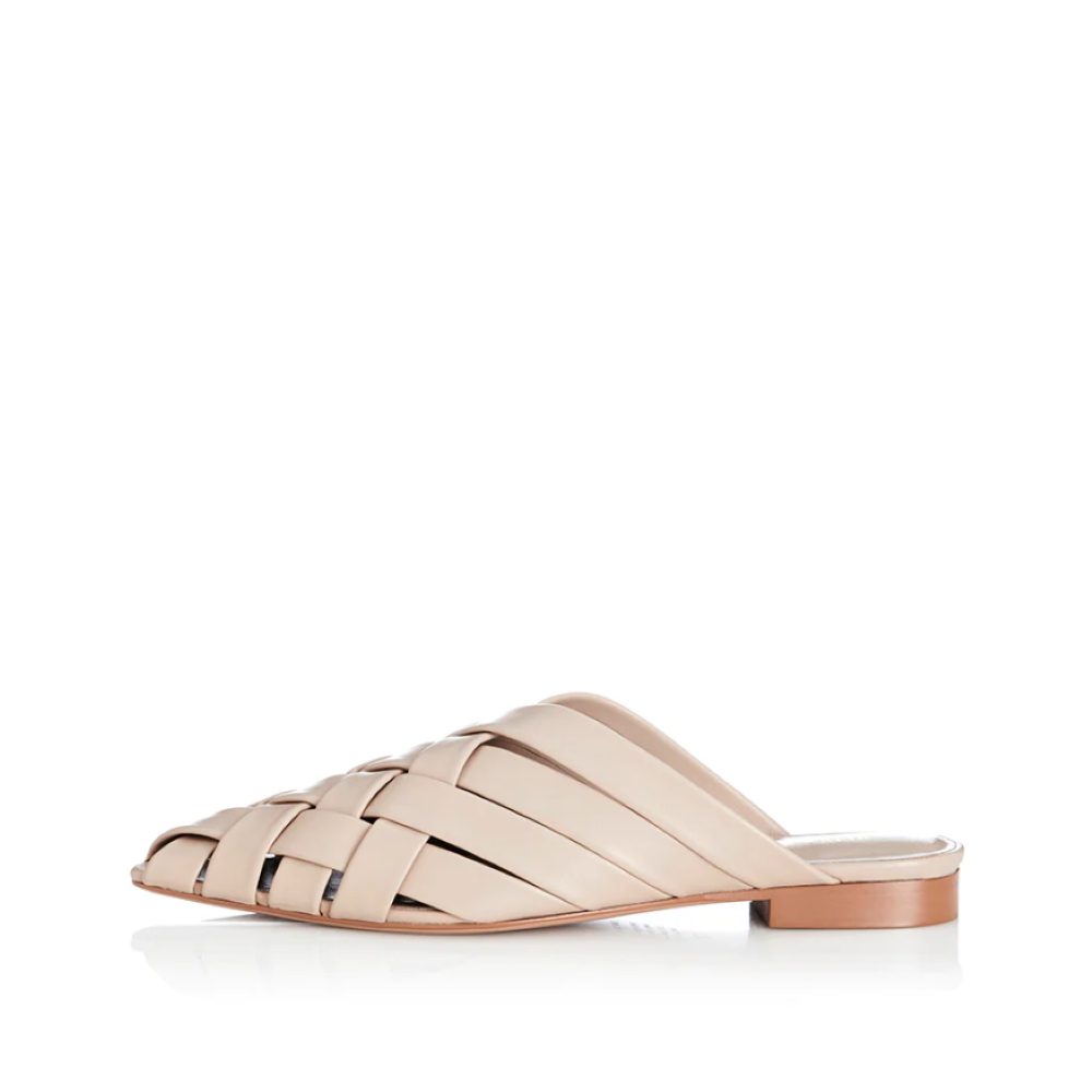 Parallel Culture Shoes and Fashion Online FLATS ALIAS MAE CIARA PLAITED FLAT CREAM