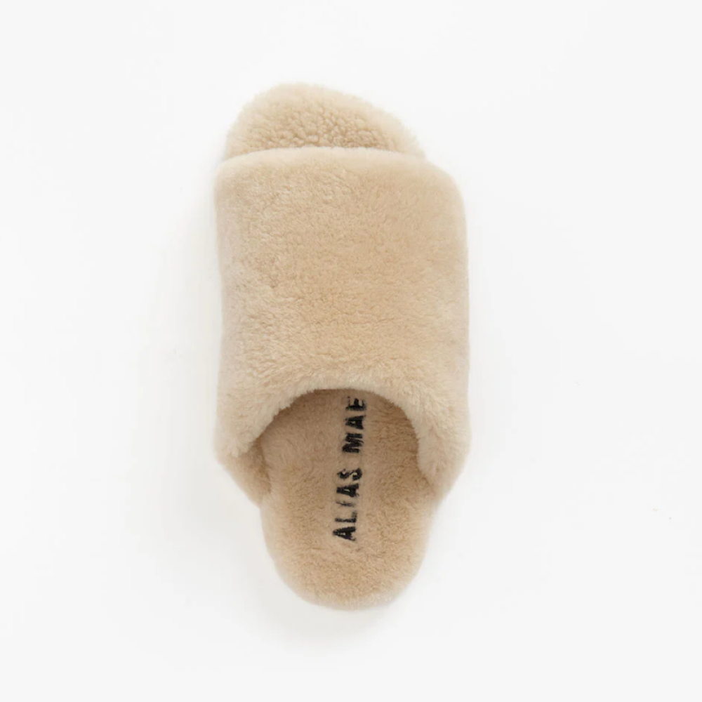 NELL SHEARLING SLIDE