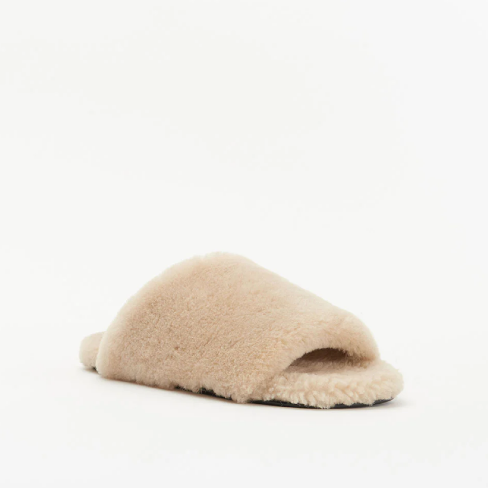 NELL SHEARLING SLIDE
