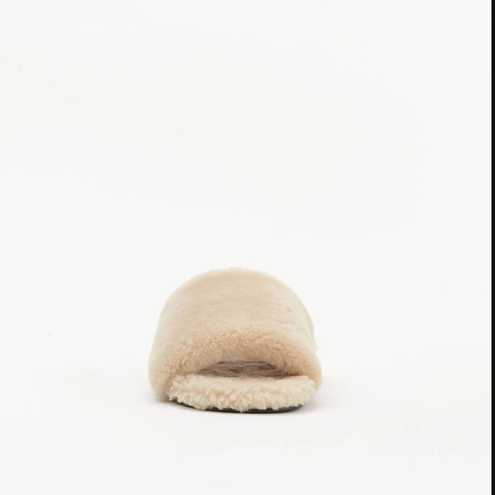 NELL SHEARLING SLIDE