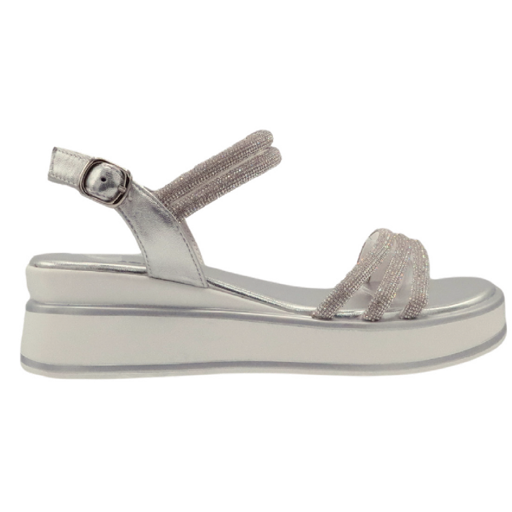 Parallel Culture Shoes and Fashion Online SANDALS CASSINI MORNING DIAMONTE SANDAL SILVER