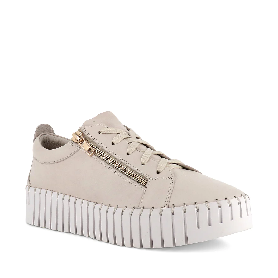 Parallel Culture Shoes and Fashion Online SNEAKERS DJANGO & JULIETTE BUMP ZIP SNEAKER MACADAMIA