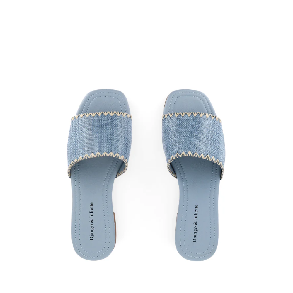 Parallel Culture Shoes and Fashion Online SLIDES DJANGO & JULIETTE GAMPING RAFFIA SLIDE