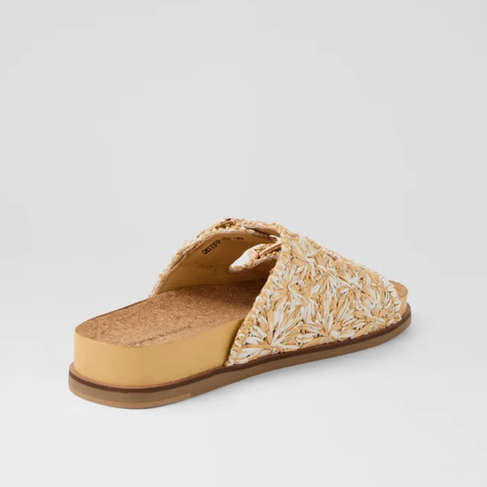 Parallel Culture Shoes and Fashion Online SLIDES DJANGO &amp; JULIETTE QUIPP RAFFIA SLIDE
