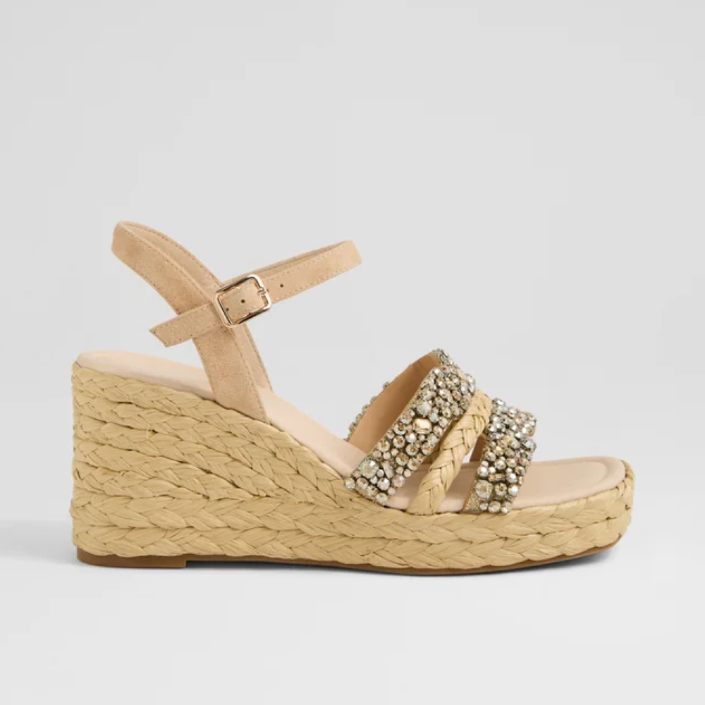 Parallel Culture Shoes and Fashion Online WEDGES DJANGO & JULIETTE VALLIRIE WEDGE LATTE