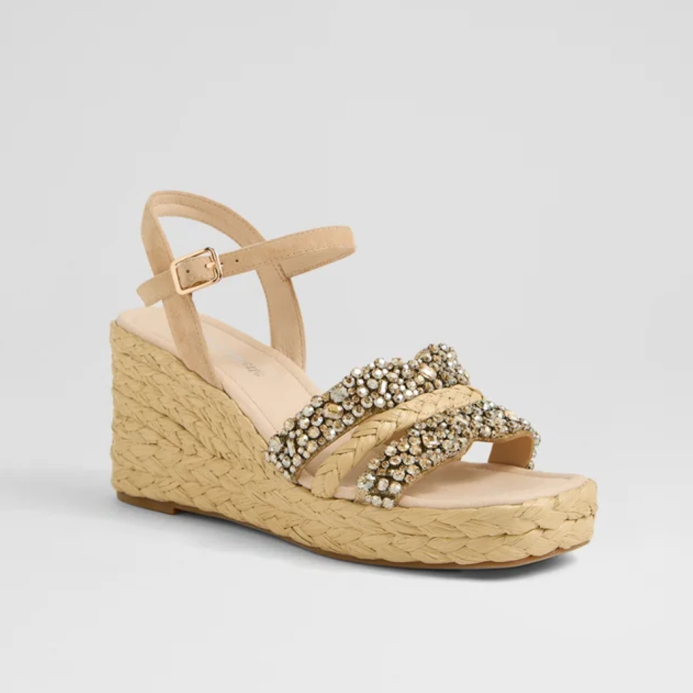 Parallel Culture Shoes and Fashion Online WEDGES DJANGO & JULIETTE VALLIRIE WEDGE LATTE