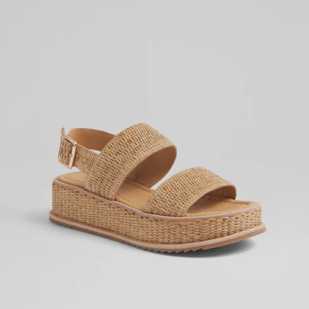Parallel Culture Shoes and Fashion Online SANDALS DJANGO & JULIETTE VIENNA RAFFIA SANDAL NATURAL