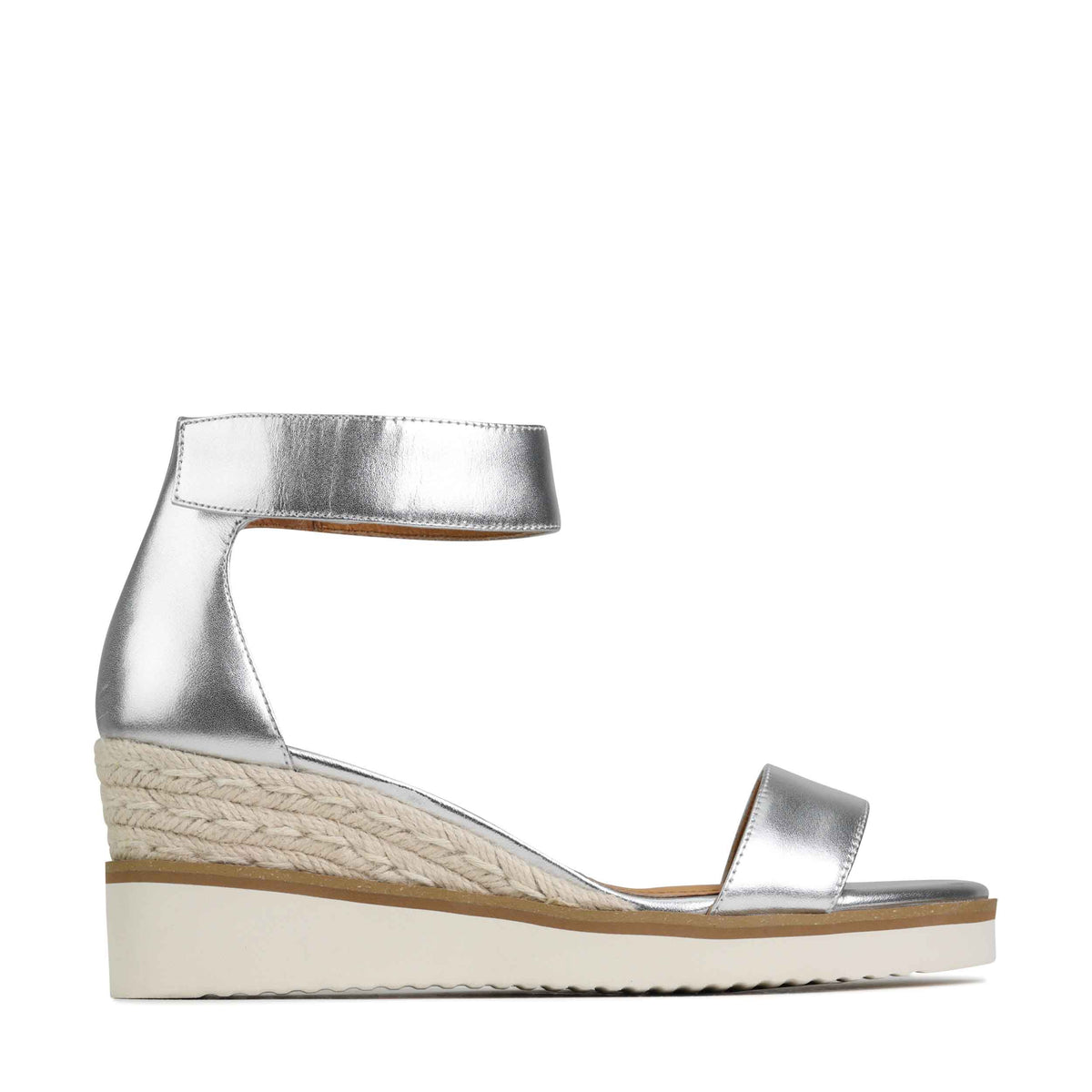 Parallel Culture Shoes and Fashion Online WEDGES EOS LAZY WEDGE SILVER