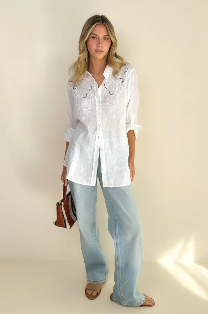 Parallel Culture Shoes and Fashion Online SHIRTS HUT BOYFRIEND COTTON SHIRT - SUMMER IN BIARRITZ