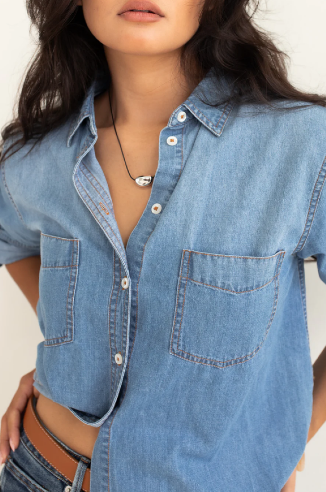 DENIM SHIRT - DENIM WASH