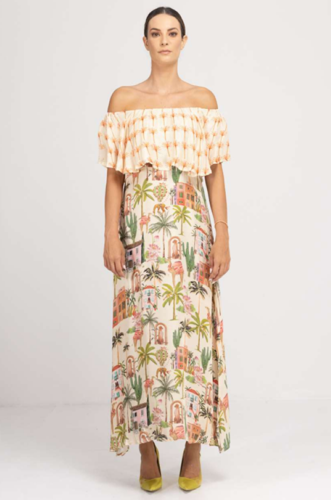 Parallel Culture Shoes and Fashion Online DRESSES INOA LADYBELL DRESS PARADISO FLOREALE