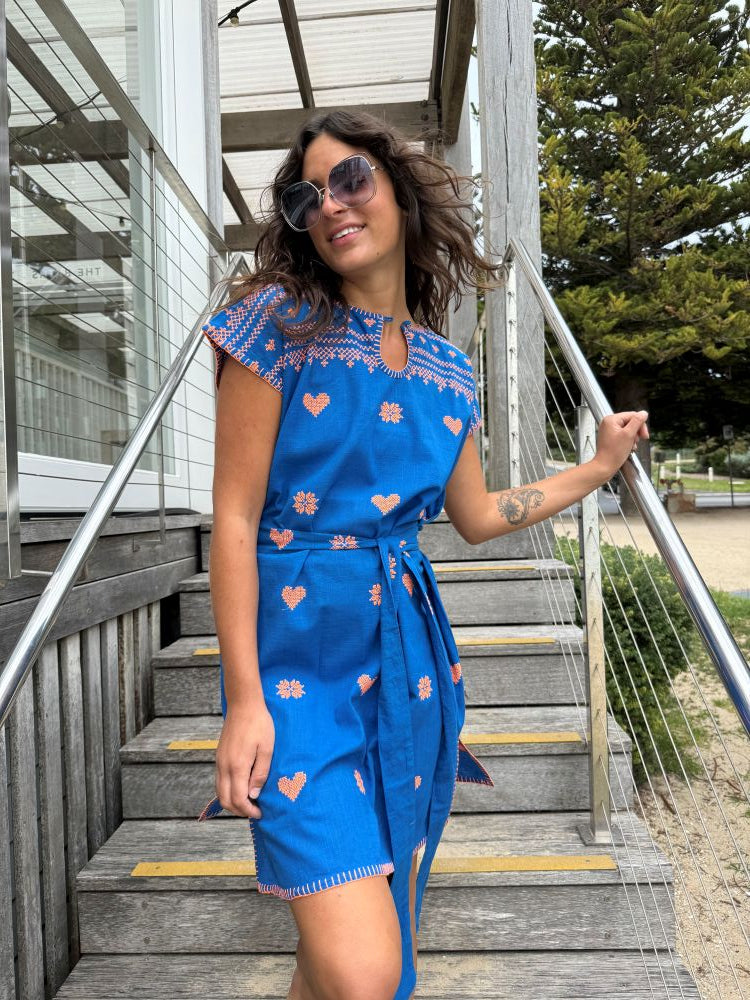 Parallel Culture Shoes and Fashion Online DRESSES SOPHIE MORAN SHORT KAFTAN