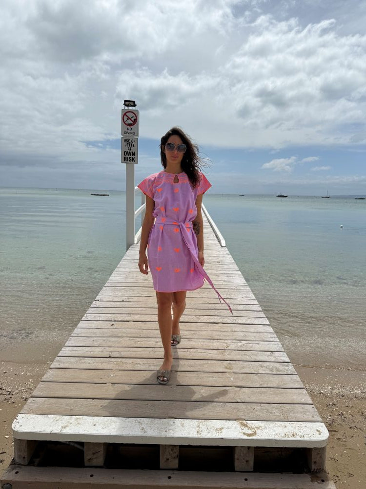 Parallel Culture Shoes and Fashion Online DRESSES SOPHIE MORAN SHORT KAFTAN