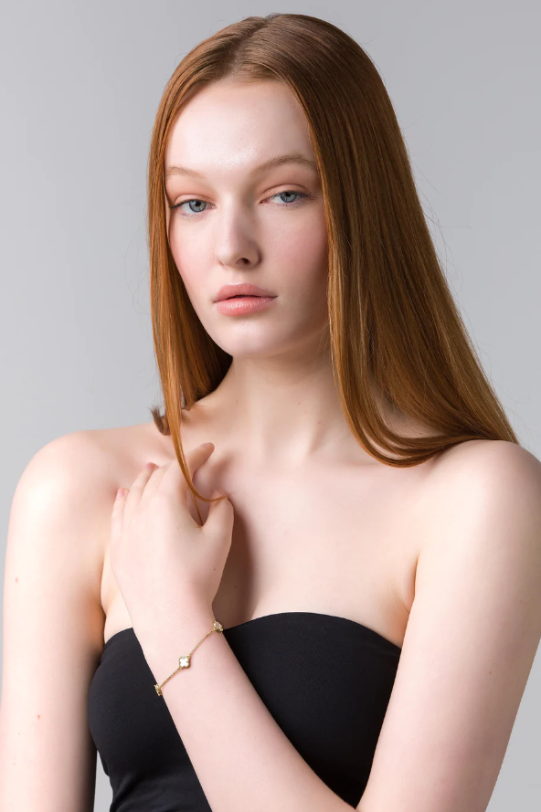 Parallel Culture Shoes and Fashion Online ACCESSORIES LIBERTE REIGN GOLD MOP BRACELET