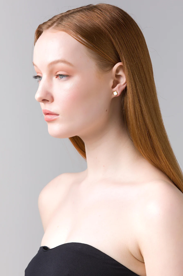 Parallel Culture Shoes and Fashion Online ACCESSORIES LIBERTE REIGN GOLD MOP EARRING