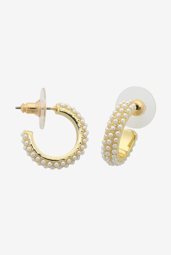 Parallel Culture Shoes and Fashion Online ACCESSORIES LIBERTE MARIGOLD PEARL EARRING ONE GOLD