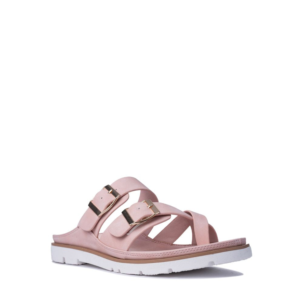 Parallel Culture Shoes and Fashion Online SLIDES LOS CABOS ASHI SLIDE PINK