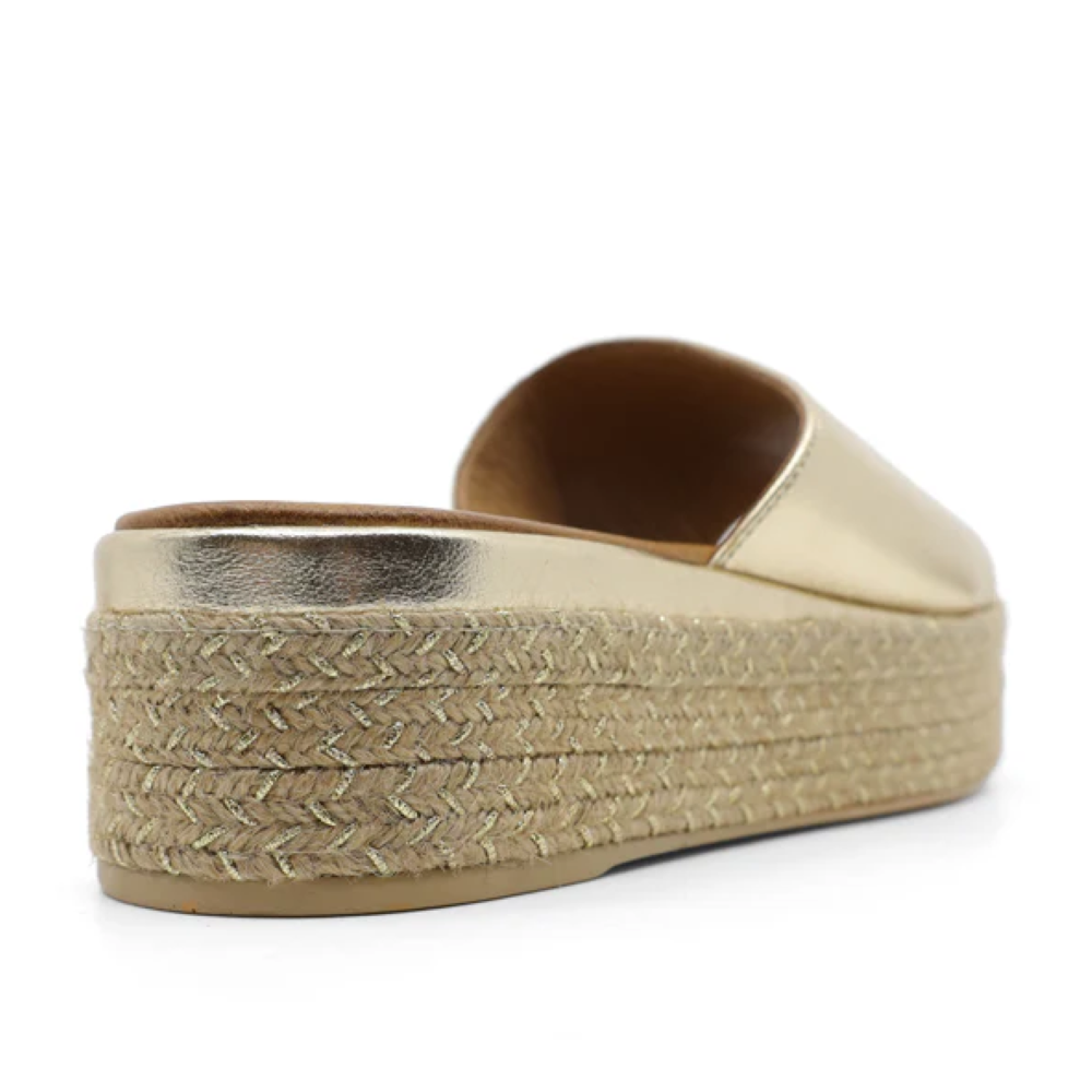 Parallel Culture Shoes and Fashion Online SLIDES LUNA SOLE FORTUNE SLIDE GOLD