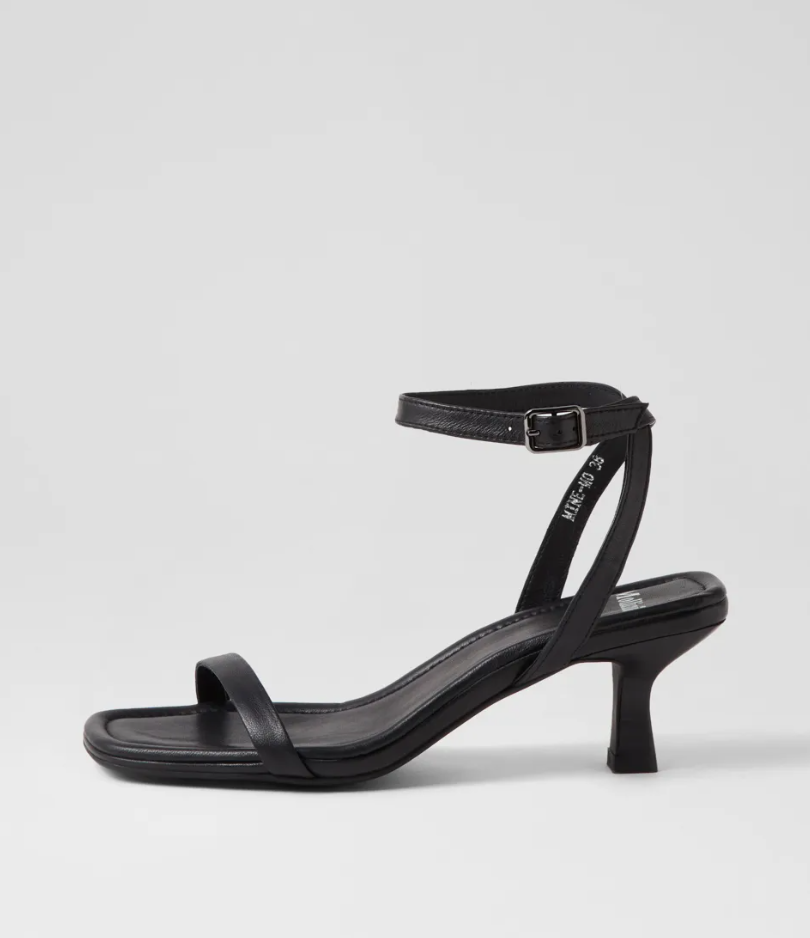 Parallel Culture Shoes and Fashion Online HEELS MOLLINI MINE STRAPPY HEEL BLACK