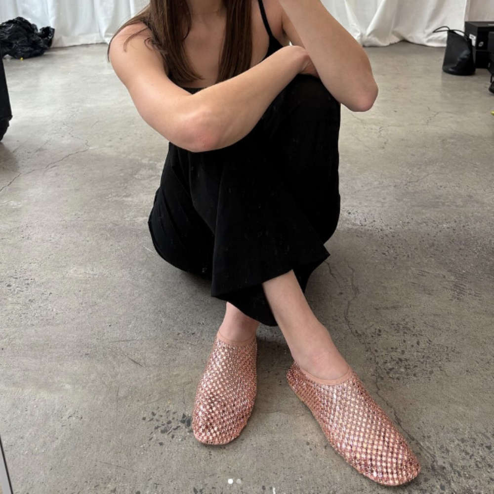 Parallel Culture Shoes and Fashion Online FLATS MOLLINI REFFIE MESH FLAT NUDE