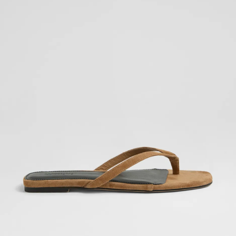 Parallel Culture Shoes and Fashion Online THONGS MOLLINI REILLE THONG COFFEE SUEDE