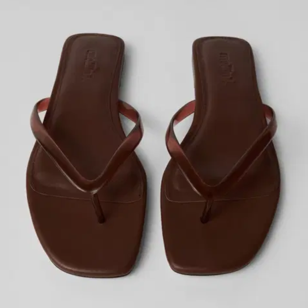 Parallel Culture Shoes and Fashion Online THONGS MOLLINI RELLA VINYLITE THONG CHOCOLATE
